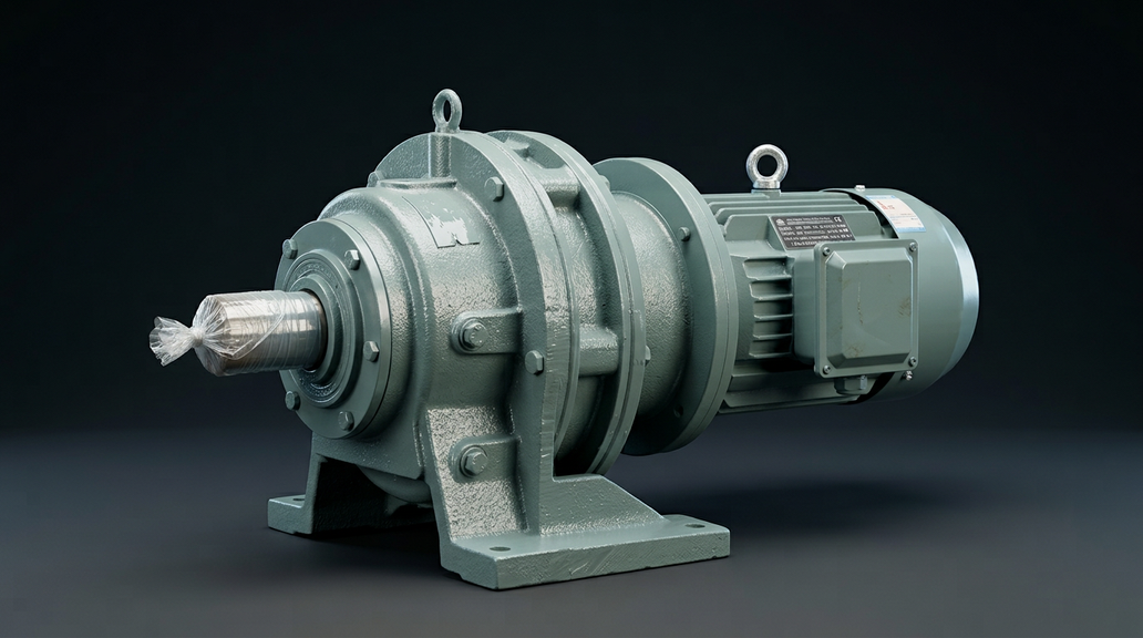 Cycloidal single-product studio rendering, not a factory photograph