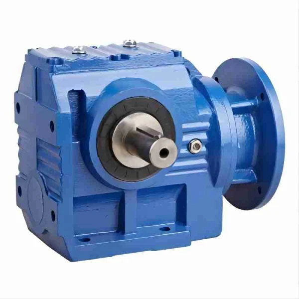S series helical-worm gearbox example