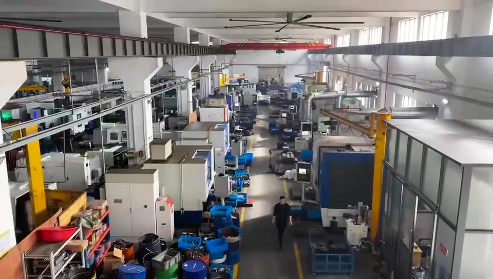 Factory workshop and central aisle